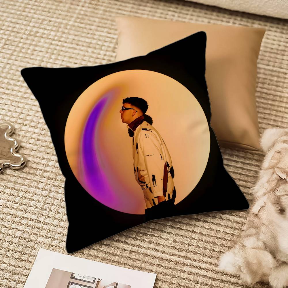 Buenas Noches Q-quevedo-MT Singer Pillow Case Comfort Sofa Bed Silky Elegant Invisible Zipper Decorative Cushion Cover