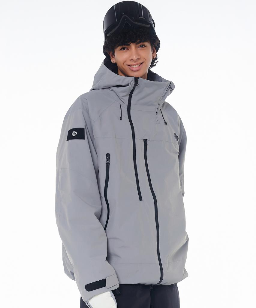 Doll Outerwear 2425 Ricca Snowboard Anorak Jacket Grey Unisex