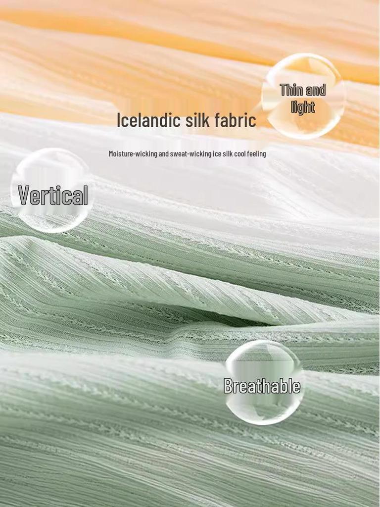 Summer Ice Silk Maternity Anti-Exposure Safety Shorts - Loose, Breathable, and Suitable for Outerwear