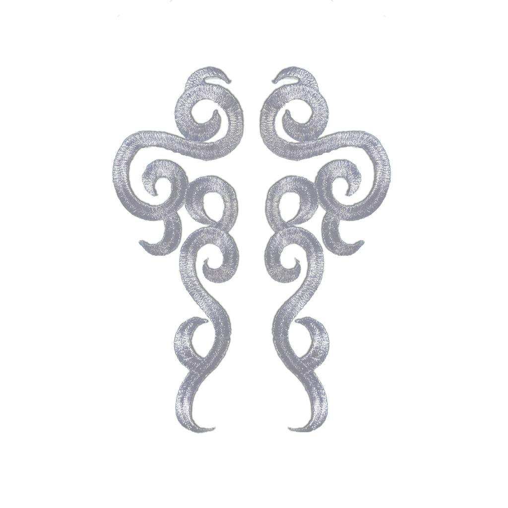 Вышивка узором жимолости Одежные аксессуары Тканевая наклейка Этническая сценическая одежда Опера Древний костюм Глажка Сделай сам Ручная работа