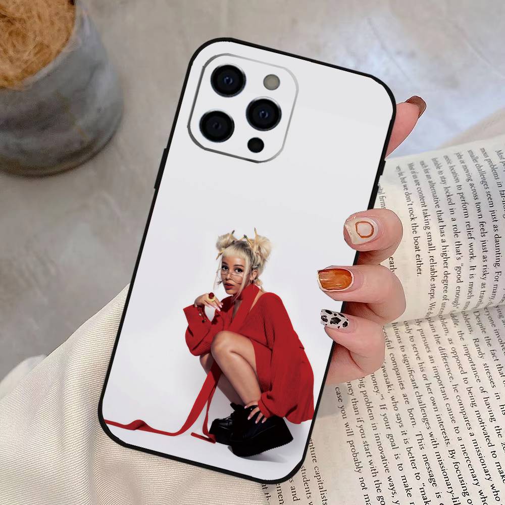 Doja Cat Singer Phone Case For iPhone 17, 16,15,14,13,12,11 Plus,Pro Max, Others Soft Black Cover iPhone13