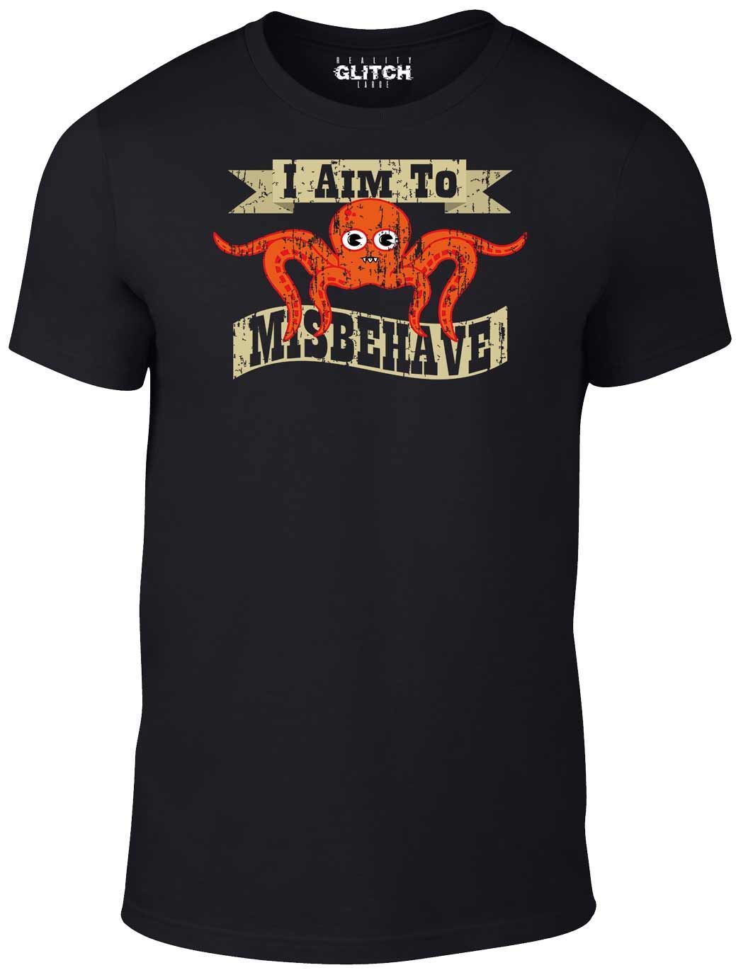 I Aim To Misbehave Men s T-Shirt Mens Womens Tees Top - Serenity Firefly Movie TV Film Inspired by S