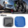 60PCS Universal Tubeless Tire Patch Rubber Tire Vulcanizing Patch  Car Tire Repair