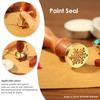 Antique Wax Sealing Stamp Blank Head Copper Handle Grip Scrapbooking Stamping Craft Wedding Invitation Handcrafts