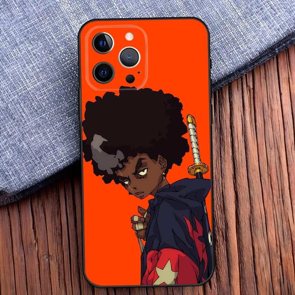 

Huey Freeman The B-Boondocks Phone Case For iPhone 16,15,14,13,12,11,Pro,X,XS,Max,XR,Plus,Mini Soft Black Cover iPhone14