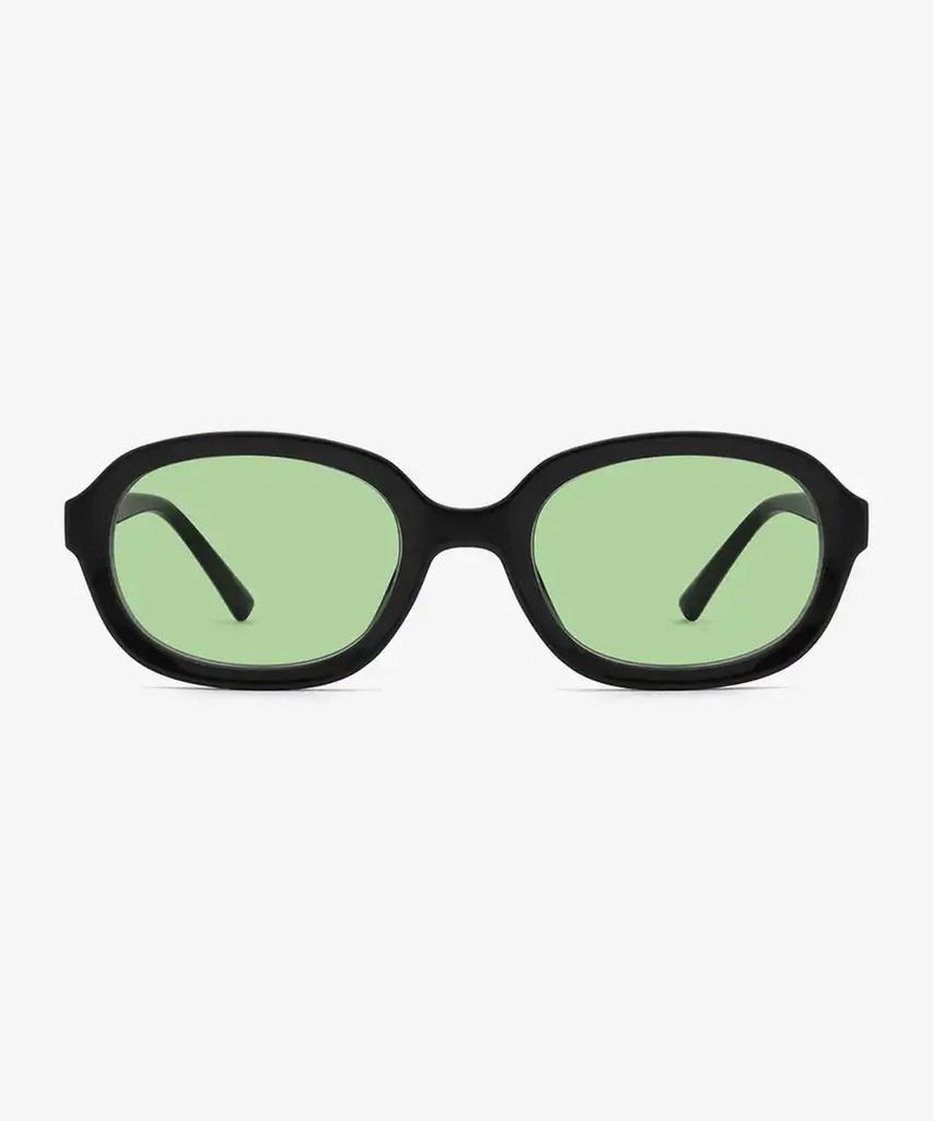 Seutailwokeu Green Tint Oval Style Work Tr90-16 C1_Green Style Work Sunglasses