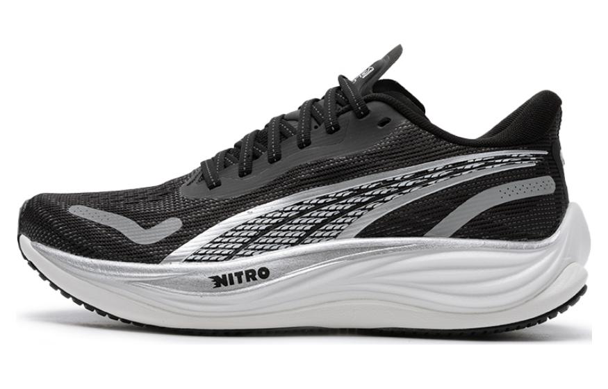 PUMA Velocity Nitro 3 Black Silver Women s 377749-01 35.5