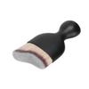 Foundation Makeup Brush Curving Wine Glass Shape Base Makeup Brush for Liquid FoundationGray