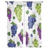 Vineyard Fruit Grape Tulle Curtains Living Room Bedroom Voile Curtain Children Organza Window Drapes Sheer Made Of Polyester Area Treatment