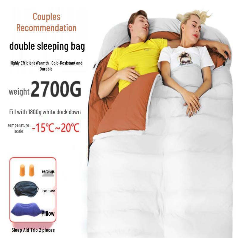 Baichengdao Double Down Outdoor Camping Sleeping Bag