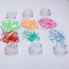 6 Bottles/Box Nail Sequins Creative Portable Vivid Color Beautiful Nail Manicure Glitter Sequins for Photography