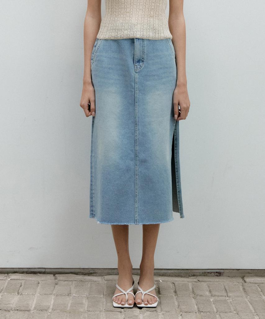 Otte Denim Slit Long Sk