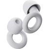 Ear Plugs for Sleep Super Soft, Reusable Hearing Protection In Flexible Silicone for Noise Reduction - 8 Earplugs - White