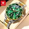 OLEVS Top Brand Luxury Men Watch Classic Original Quartz Watch For Man Stainless Steel Waterproof Luminous Mens Watches Reloj