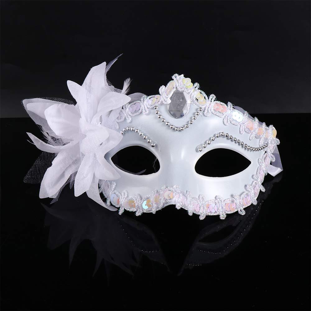 Cosplay Props Halloween Decoration Half Faced Mask Halloween Mask Luminous Mask Masquerade Mask