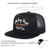 Unisex Kapelusze Siatkowe Hip-Hopowe z Haftem Whiskey Bent Wiosna Lato Outdoor Regulowane Codzienne Czapki Baseballowe Ochrona Przeciw Słońcu Czapka