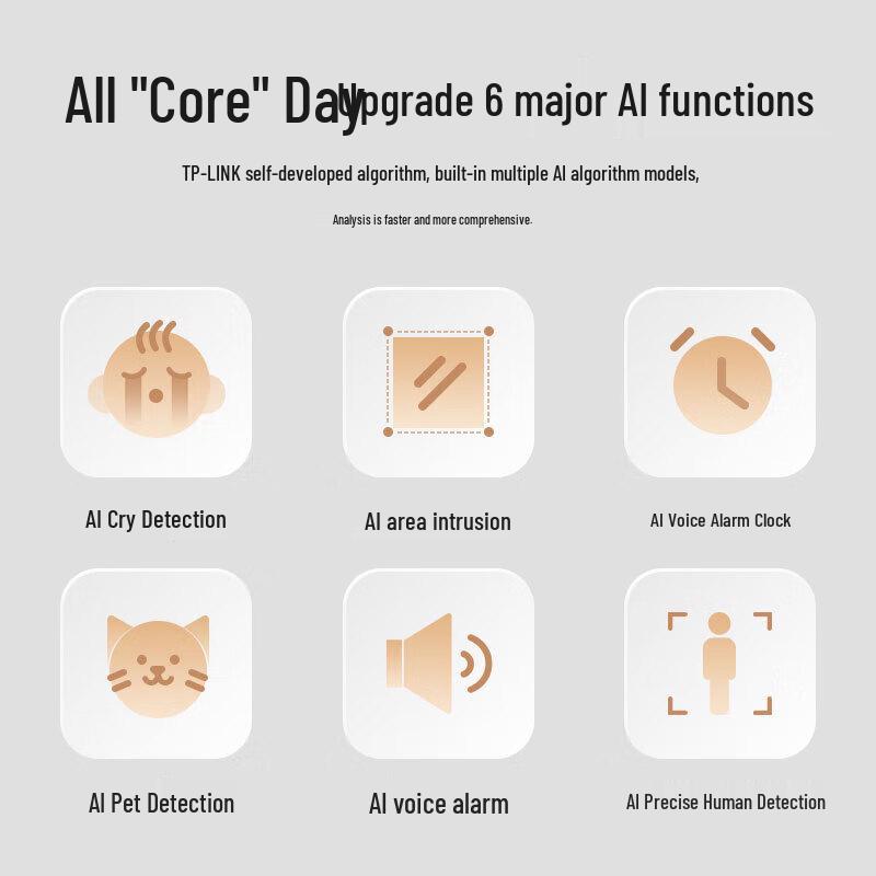 TP-LINK TL-IPC45AW 5MP 3K Full-Color Smart Security Camera