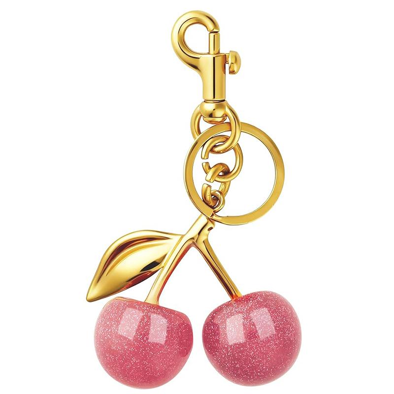 Cherry Bag Charms - Adorable Key Chains Women Cute for Handbags & Car Keys