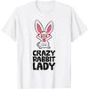 Verrückte Hasen-Lady T-Shirt(1)