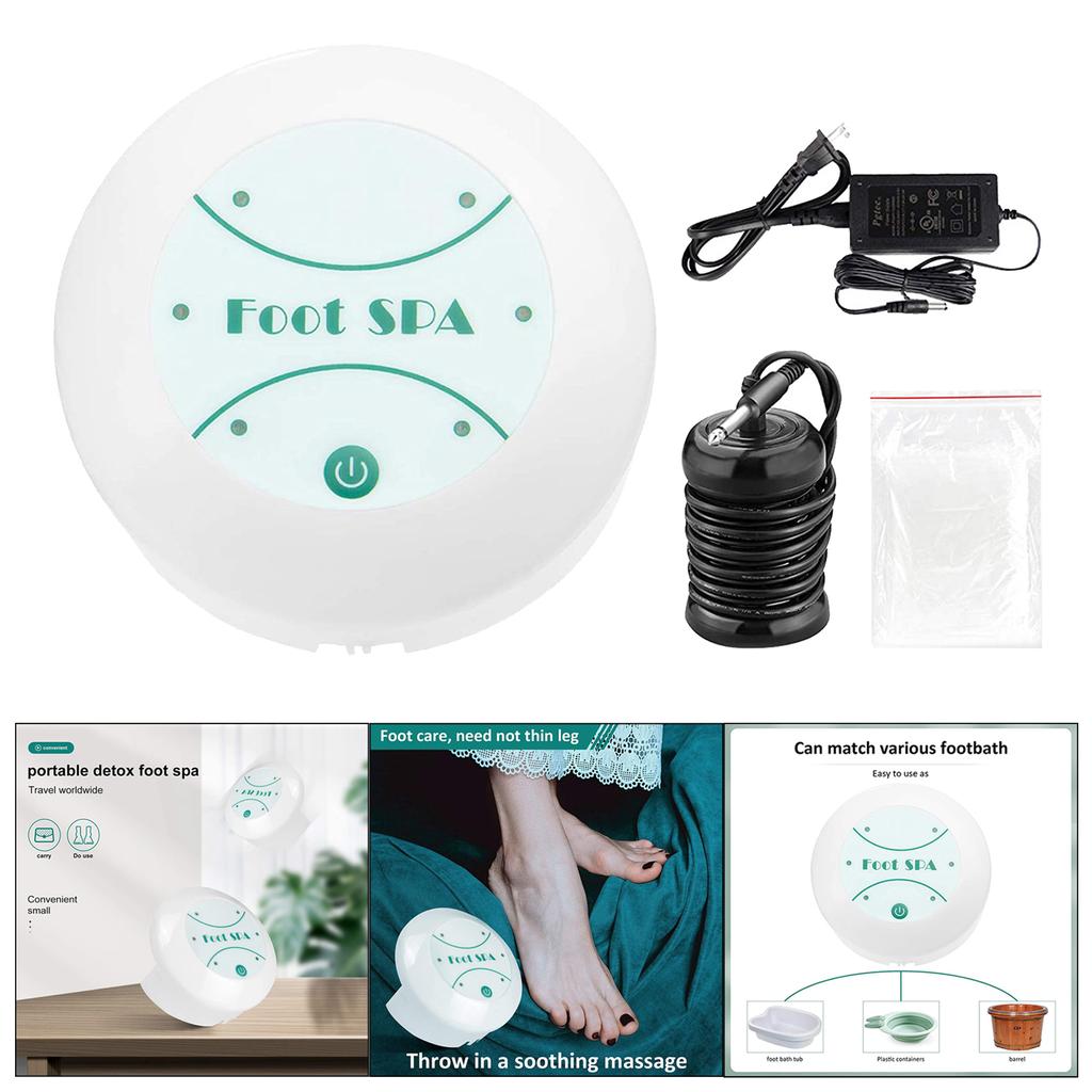 Tina de Baño para Pies Desintoxicación Iónica Personal para el Hogar Máquina Limpiadora Spa Relajante Refrescante Enchufe UK Máquina Desintoxicación de Pies Spa