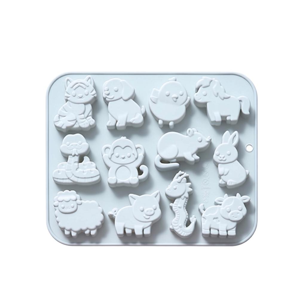 Animal Shape Silicone Mold for Candy Chocolate Cake Baking Flexible Non Stick Tray for Kitchen DIY Projects