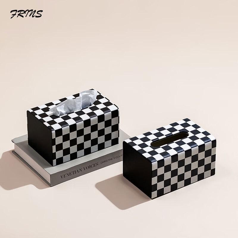 cmaos Light Luxury Checkerboard Tissue Box