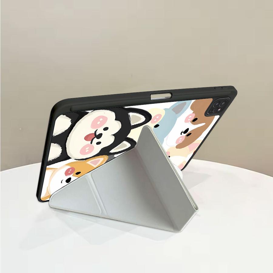 Tablet Case For iPad Mini 6 7 Pro 11th 10th 9th 8th 7th 12.9inch Pro 2025 Air 4 5 M3 M2 1 2 M4 11inch Holder Cover Many Dogs