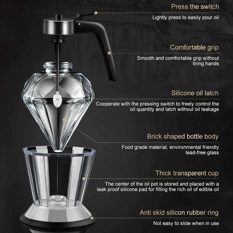 ABS-Spenderbehälter, Honig-/Sirup-Paarung, geeignet für Kuchen und Desserts, ein Werkzeug für die Heimküche