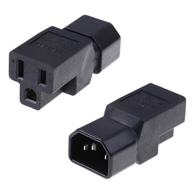 C14 Na Nema 5-15R Pdu Usp Napájací Adaptér Iec Samec Na Us Samica Adaptérová Zástrčka