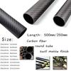 1pcs Length 200/500mm Carbon Fiber Tube High Composite Hardness Material 3K Twill Matte OD 5-28mm Pipes For Plant Protection Aircraft