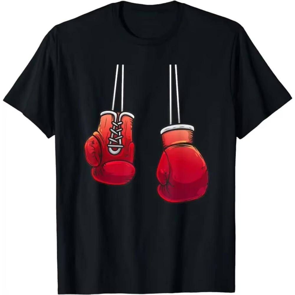 Retro Style Tshirts Boxer Boxing Kids Boys Men T-Shirt Unisex Style Shirts Creative Women Men Graphic Custom Printed TShirts