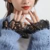 Mesh Lace Cuffs Classic Floral Mesh Sleeves Detachable Fake Sleeves Lightweight Lace Sleeve Cuffs For Weddings Victorian Dresses