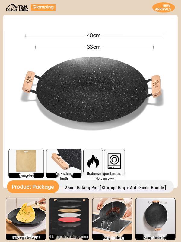 ZISIZ Home Induction Grill Pan
