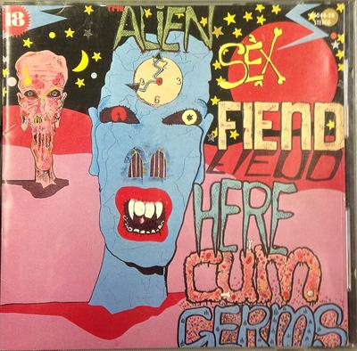 CD ALIEN SEX FIEND - HERE CUM GERMS+SINGLES  Japan Rock Used