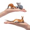 TOYMANY 7-Piece Animal Figure Set, Australian Animal Figures, Realistic Animal Toys, Kangaroo, Koala, Family, Popular Animals, Birthday Gift,
