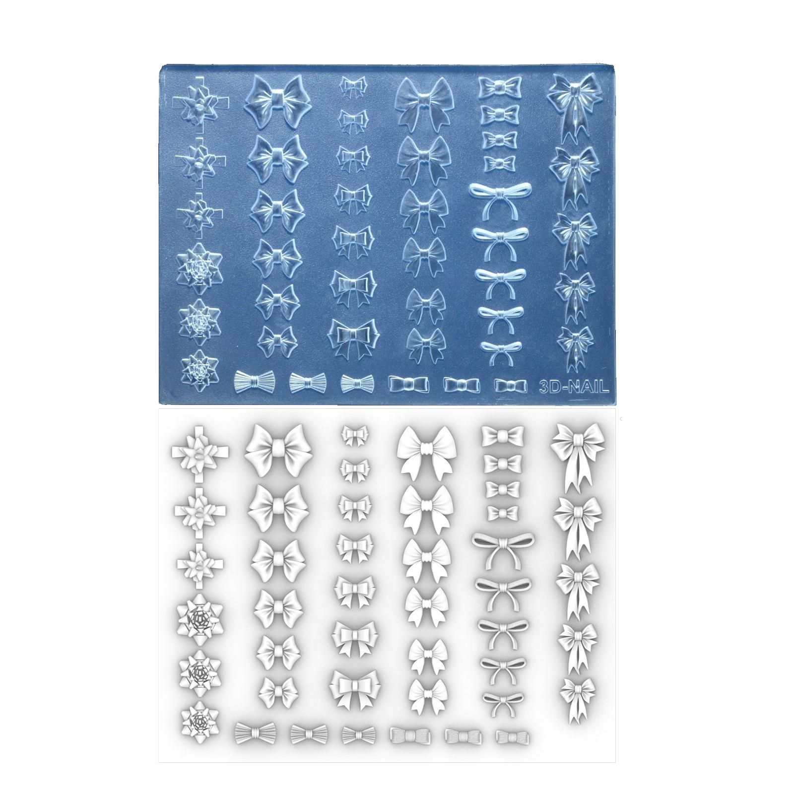 

Креативный силиконовый молд для нейл-арта для легкого создания узоров и дизайнов. Мягкие материалы подходят для различных форм и длин ногтей. 3