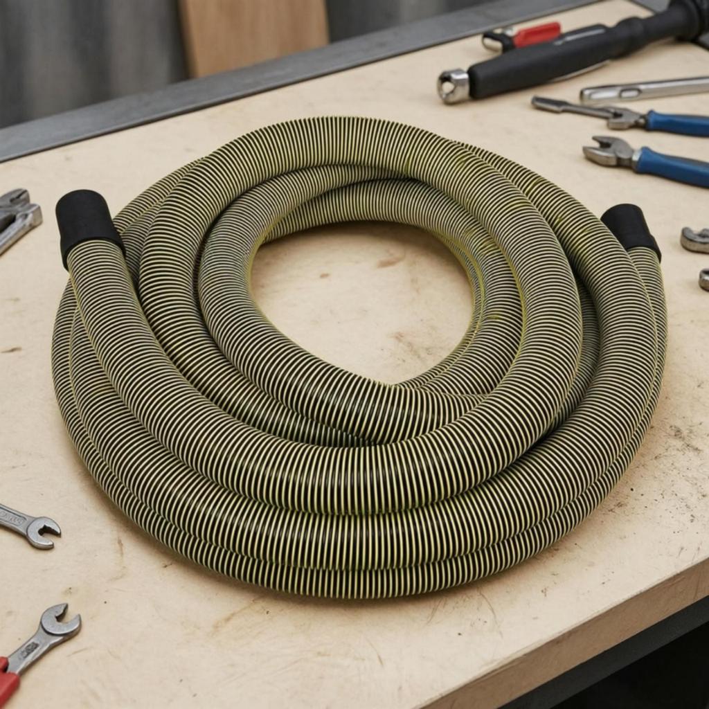 Vacuum Hose with Fittings Antistatic Flexible