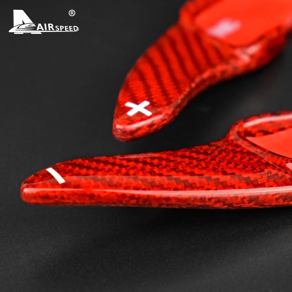 Real Hard Carbon Fiber Steering Wheel Paddle Cover for Mazda 3 Axela 6 GJ GL CX 5 MX 5 Car Interior Trim Accessories