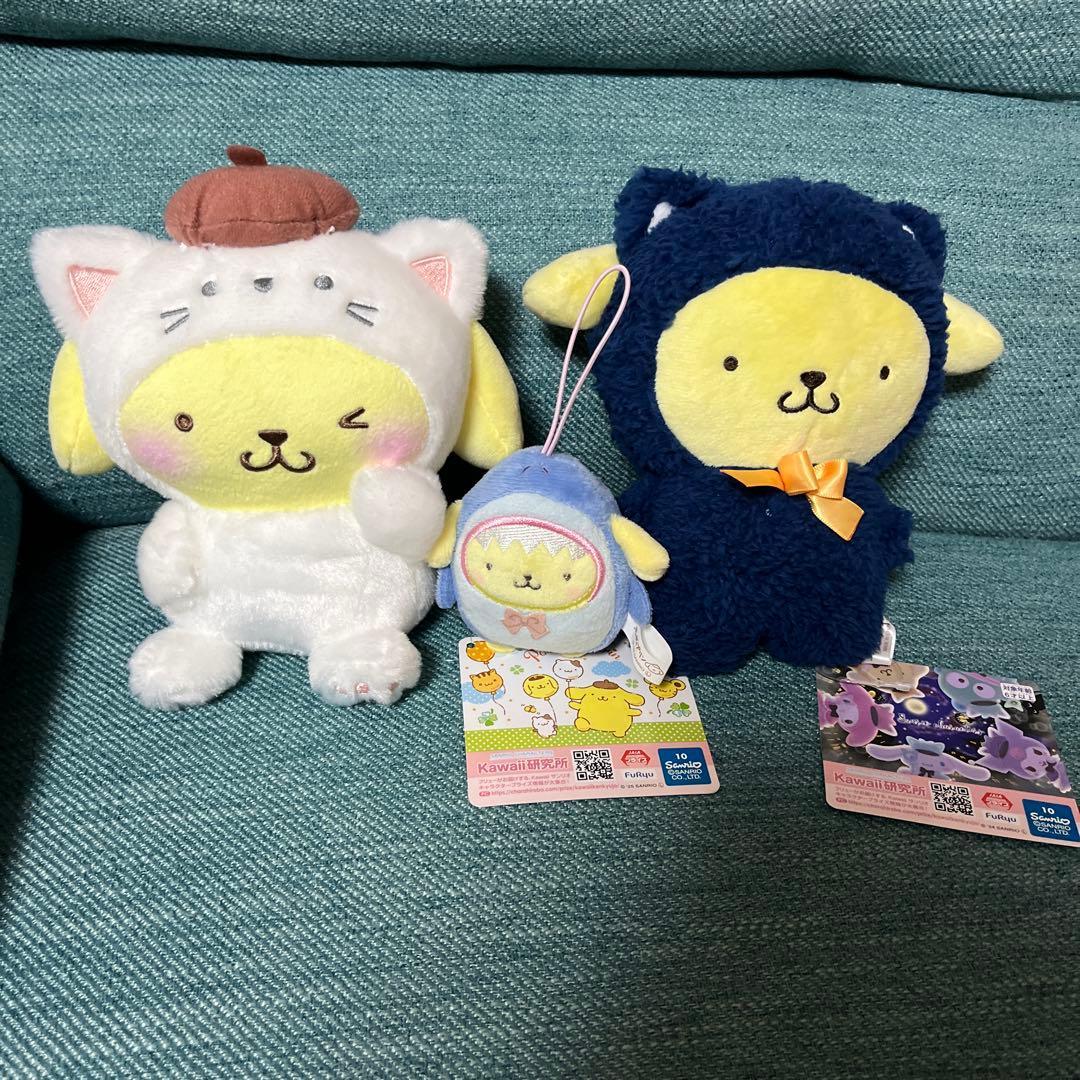 Pompompurin stuffed toy set