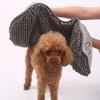 Absorbent Chenille Dog Towel Fast Drying Microfiber Pet Towel with Hand Pockets Machine Washable Dog Drying Towel for Bath Beach Shower