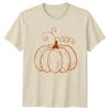 Pumpkin TShirt Fall Harvest Autumn Season Gift For Him And Her