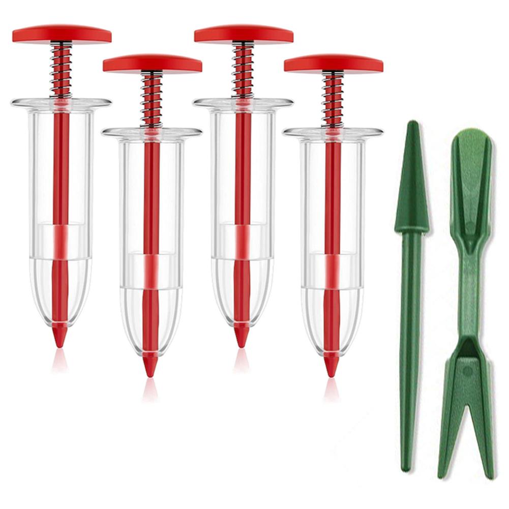 Mini rozmetadlo semen Mini dávkovač semen pro výsev se 2 přesazovacími nástroji Ruční rozsévačka semen pro zahradnický výsev