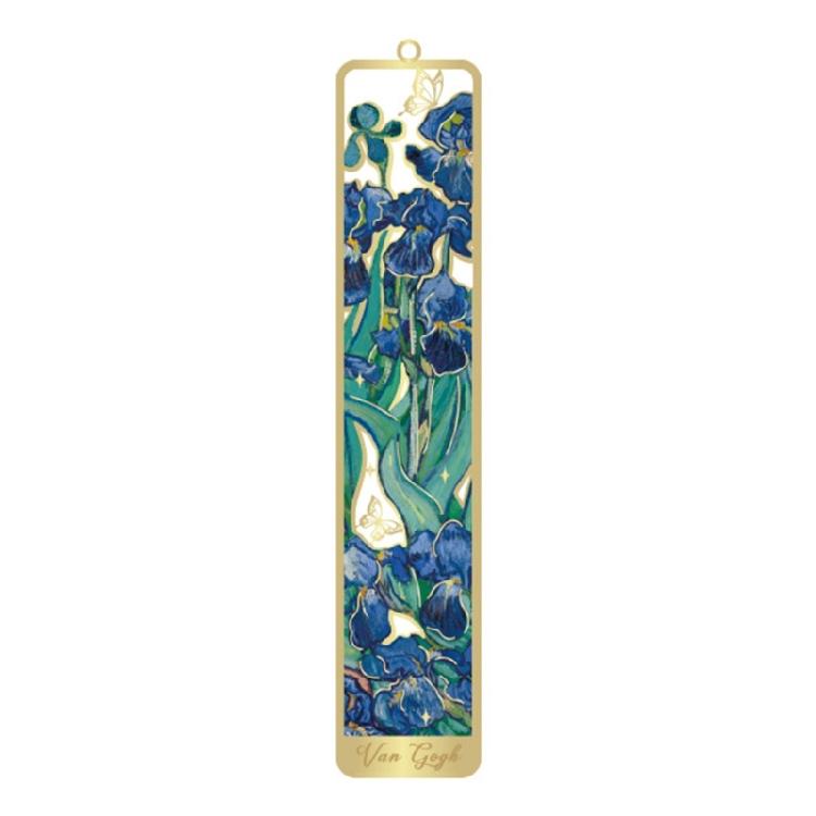 4Pcs Vintage Oil Painting Themed Bookmarks with Tassels Hollow Metal Bookmarks Book Page Marker for Teacher Reader