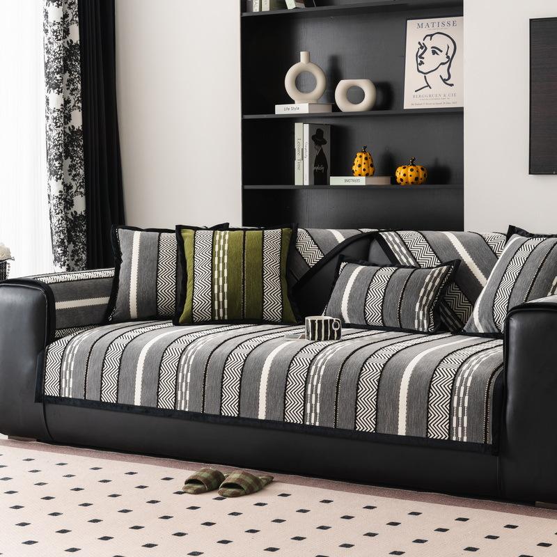 

Чехол для дивана EIFLOY-Nordic Chenille, угловой, 3-местный, нескользящий, чехол для кресла-реклайнера, подушка для дивана в гостиную, всесезонный 70x70