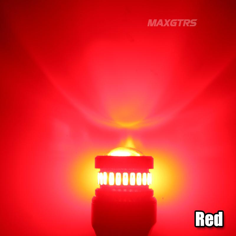 MAXGTRS 2x LED T20 1157 BAY15D Car Lights P21/5W P27/7W BA15D 7443 W21/5W LED Turn Signal Brake Reverse Tail Lamp