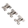3Pcs Folding Hinges Zinc Alloy 180 Degree Integral Short Arm Hinge Set Hardware for Cabinet