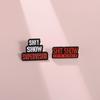 Show Shit Fashionable Supervisor Enamel Badge Unique Alloy Brooch Creative Gift For All