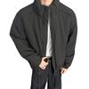 Jackets Men's Winter Outdoor Loose Versatile Cotton Clothes Men's Solid Color Stand Collar Tops