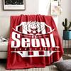 FC Seoul Theme Blanket Suitable For The Sofa Camping And Travel Made Of Soft Flannel Material An Ideal Gift For Occasions Such As Birthdays And Gradua