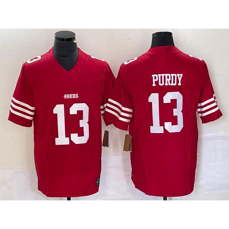 Mens Retro American Football Jersey 49ers 85 97 Bosa 23 13 Purdy Sports Shirt